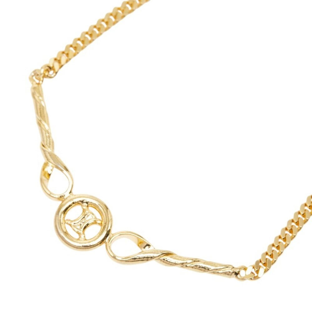 CELINE Gold Necklace